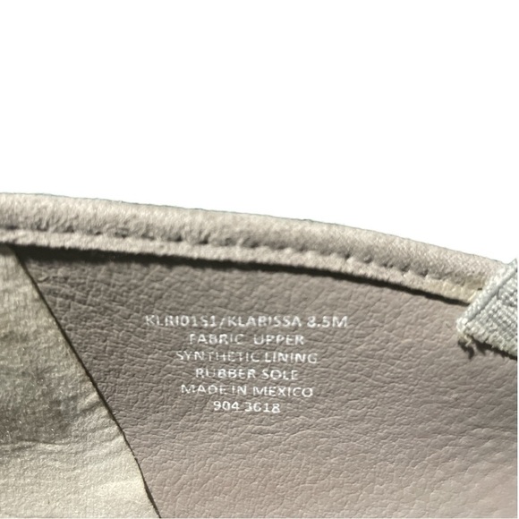 Steve Madden Klarissa Slip On Sneakers Perforated Gray Sz 8.5 - Picture 8 of 8